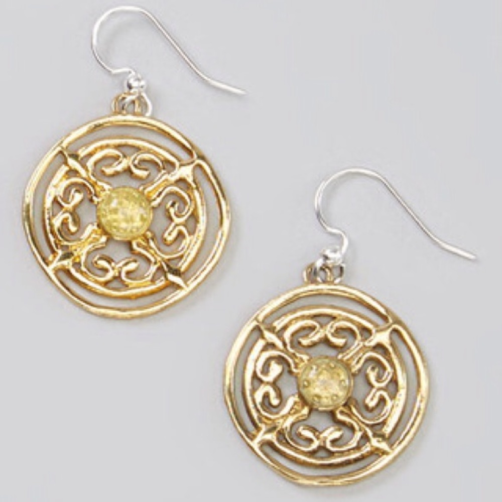 COPY - Captiva Day Medallion Earrings